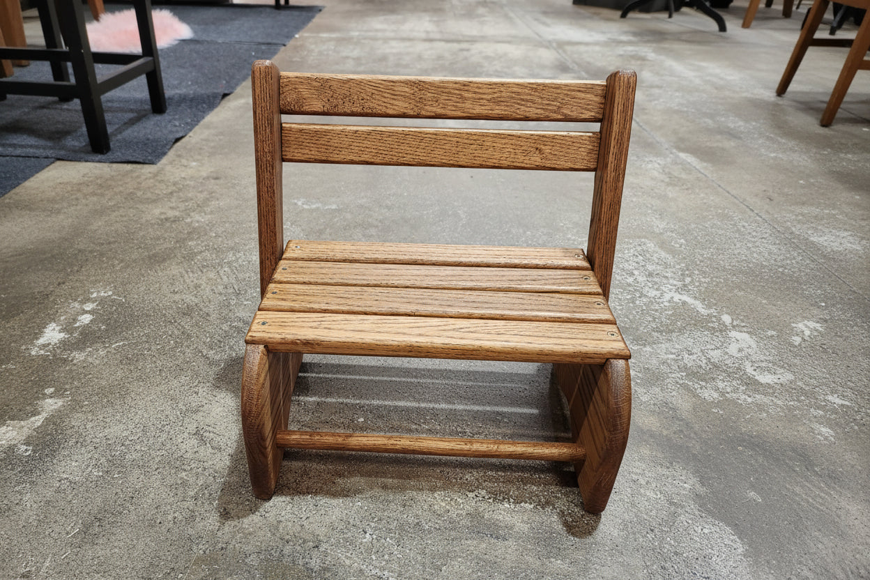Oak Sit & Stand Stool – Light or Medium Finish