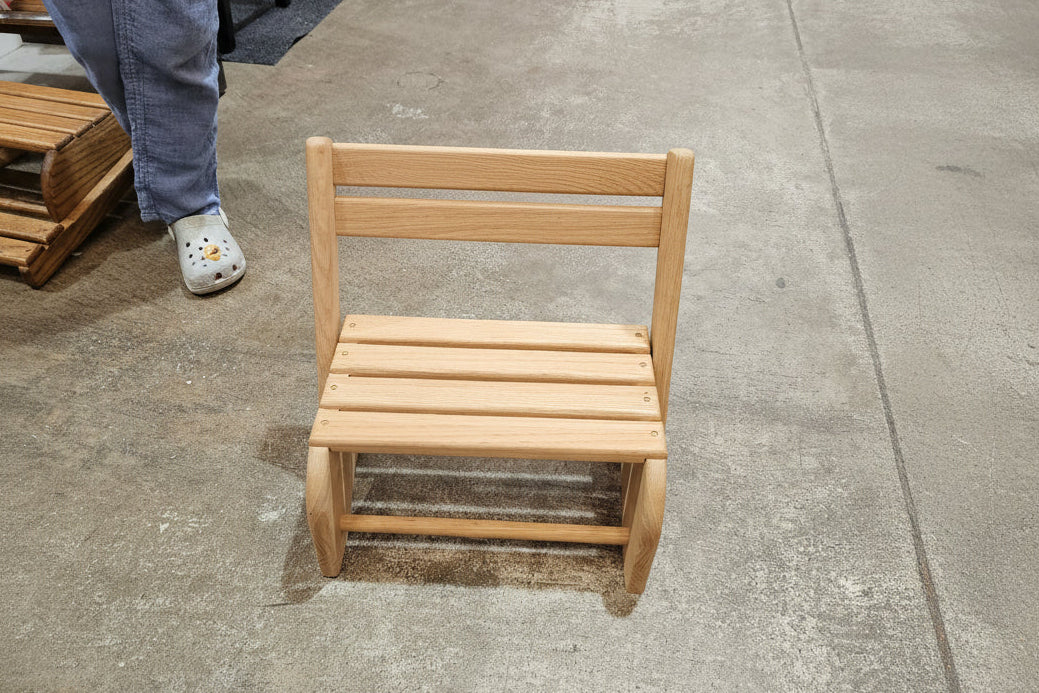 Oak Sit & Stand Stool – Light or Medium Finish